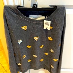 Abercobie and fitch gray sweatshirt soft